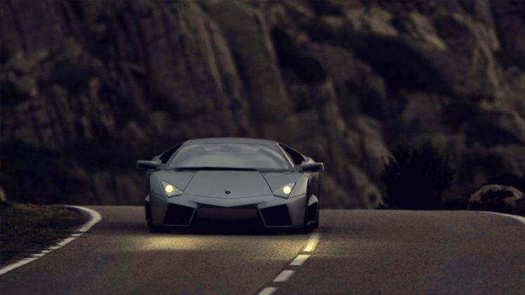 cars, Hills, Lamborghini, Lamborghini, Reventon, Matte, Colored, Street HD Wallpaper Desktop Background