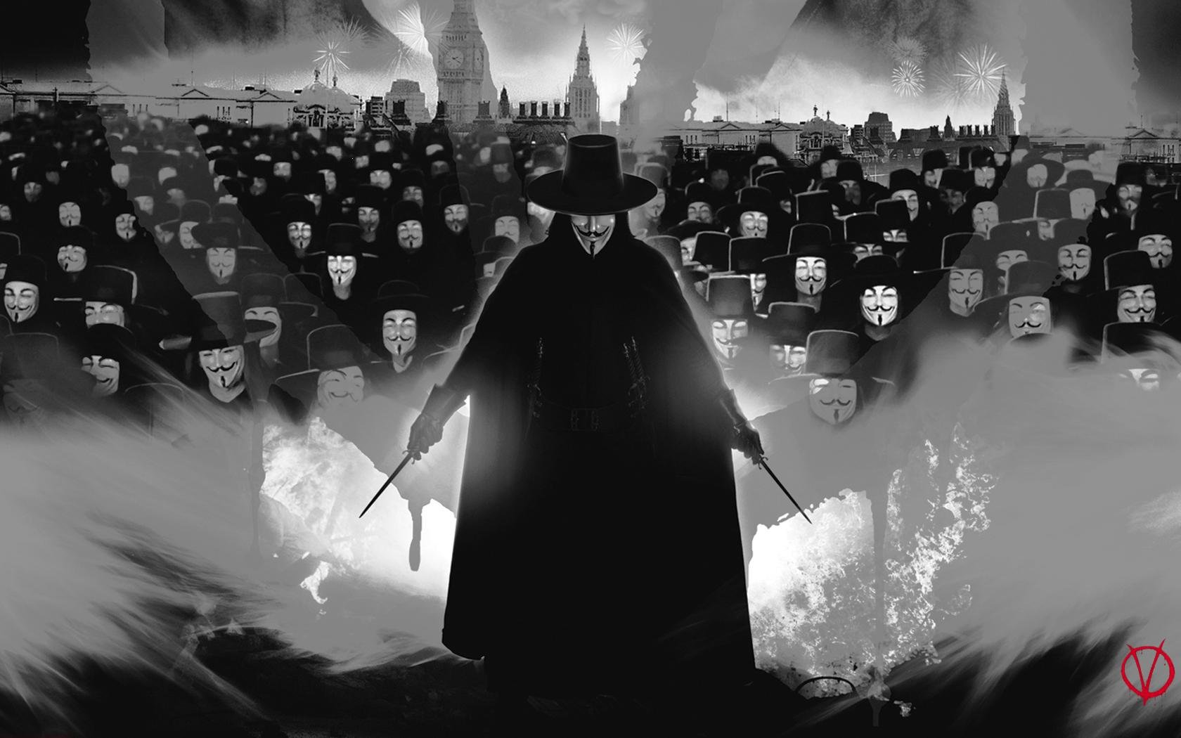 v, For, Vendetta Wallpaper