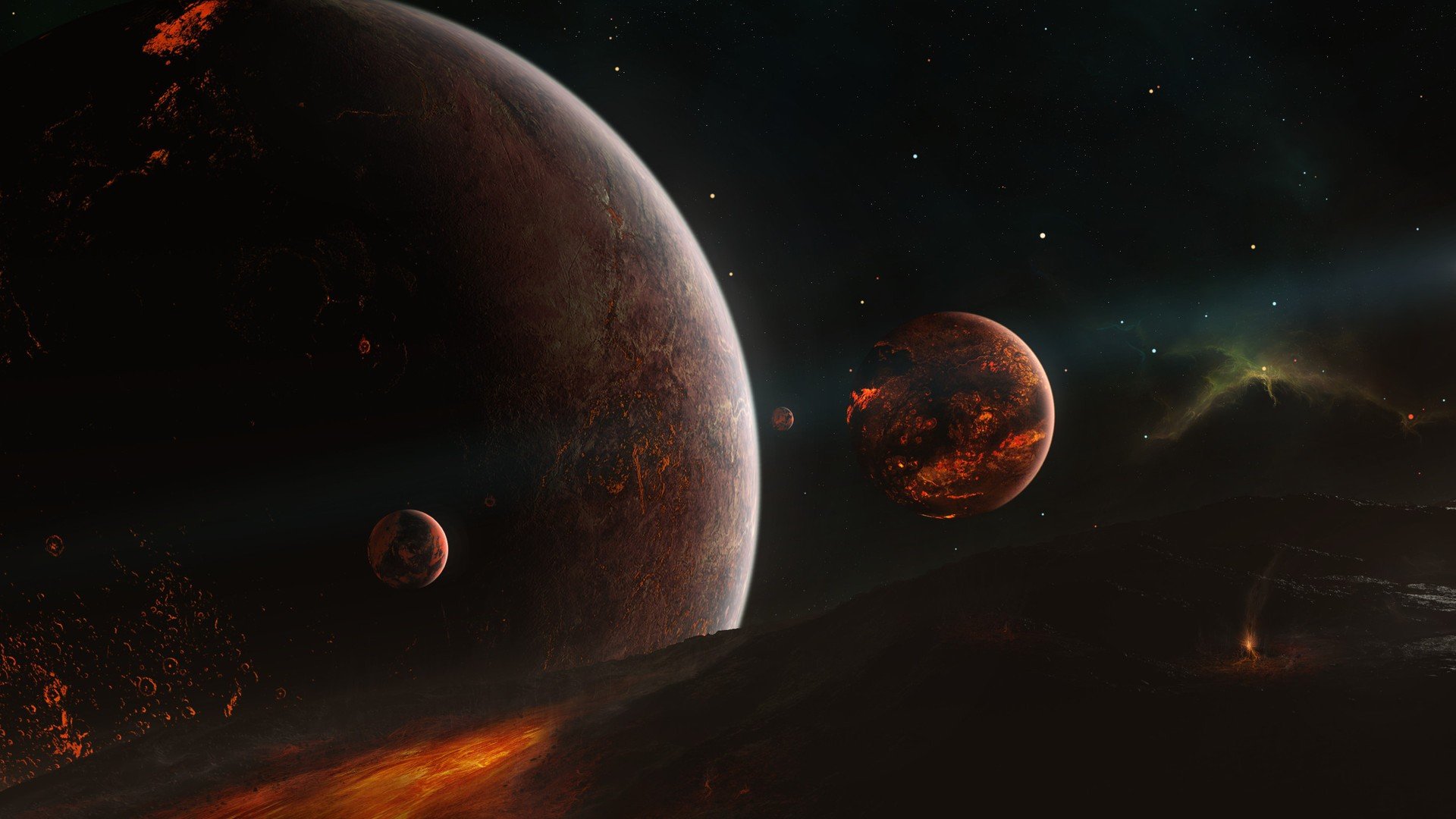 outer, Space, Stars, Planets, Nebulae, Asteroids, Tyler, Young Wallpaper