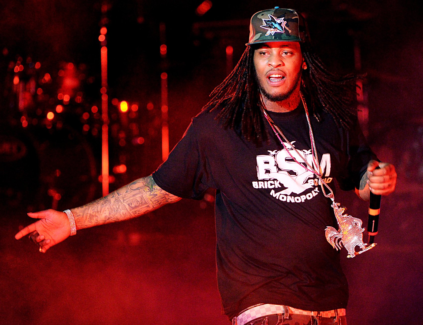 waka, Flocka, Flame, Gangsta, Rap, Rapper, Hip, Hop, Tattoo, Concert Wallpaper