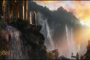 the, Hobbit, Fantasy, Waterfall, Games