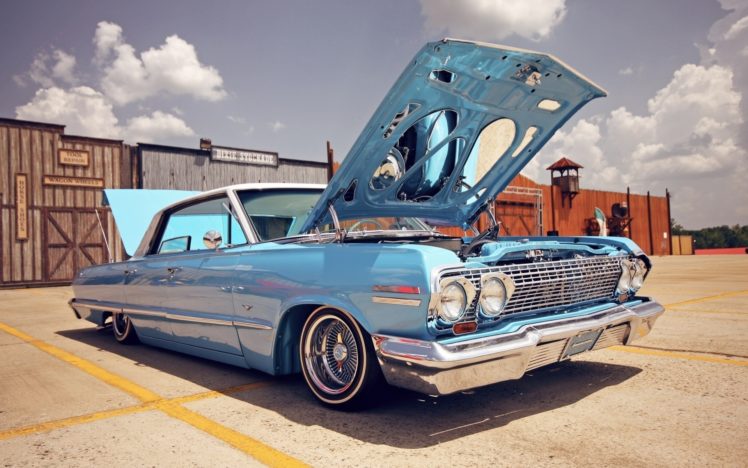 chevrolet, Impala, Low, Tuning, Classic, Cars HD Wallpaper Desktop Background