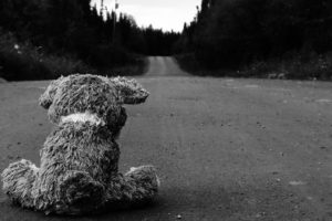 sad, Roads, Teddy, Bears