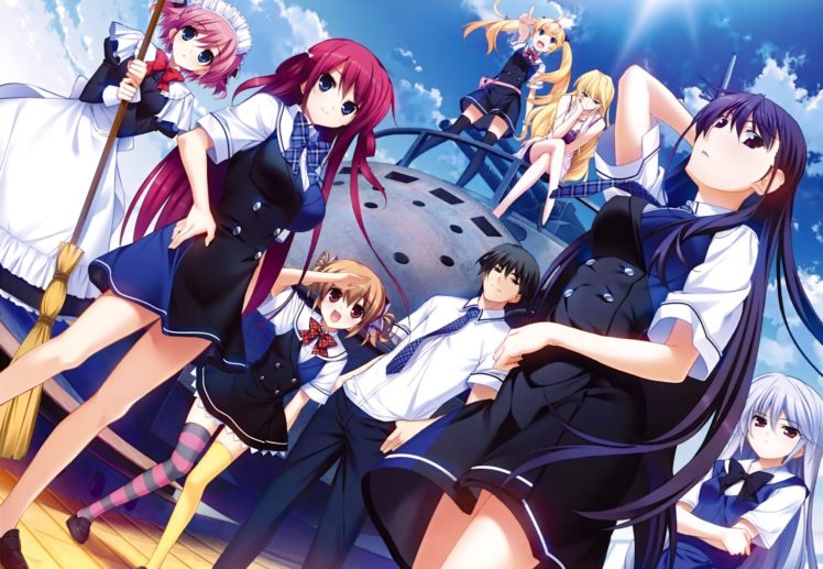 maids, Grisaia, No, Kajitsu, Irisu, Makina, Suou, Amane, Kazami, Yuuji, Matsushima, Michiru, Watanabe, Akio, Fumio, Kazuki, Kazami, Komine, Sachi, Sasaki, Yumiko, Yuria, Harudera HD Wallpaper Desktop Background