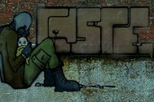 half life, Graffiti