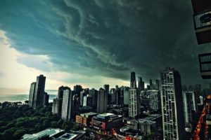 clouds, Cityscapes, Chicago, Buildings