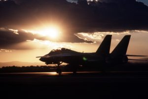 sunset, Aircraft, Tomcat, Landing, F 14, Tomcat