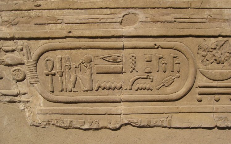 wall, Egyptian, Ancient, Hieroglyphs, Carving HD Wallpaper Desktop Background