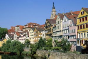 germany, Rivers, Town, View