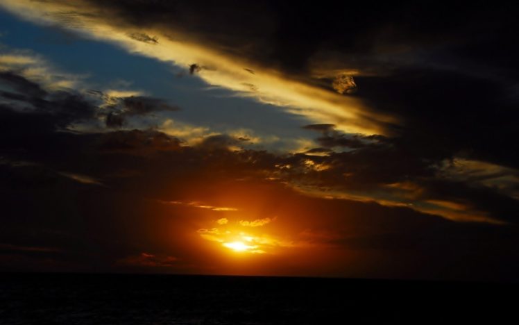 sunset, Clouds, Landscapes, Nature, Skyscapes HD Wallpaper Desktop Background