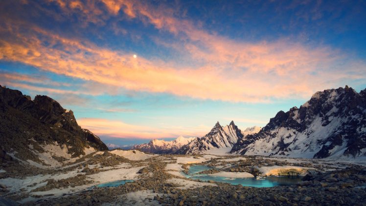 mountains, Skies HD Wallpaper Desktop Background