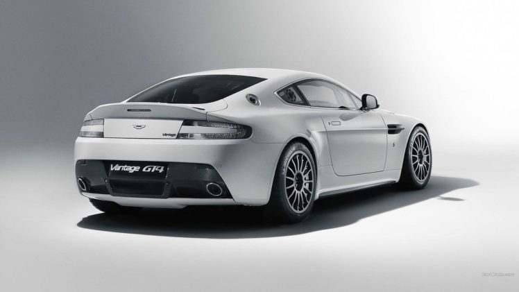 white, Cars, Aston, Martin, Vantage gt4 HD Wallpaper Desktop Background