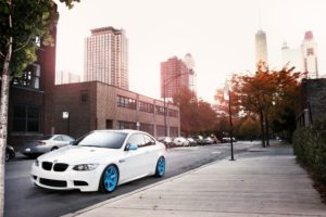 white, Bmw, M3, In, The, Street