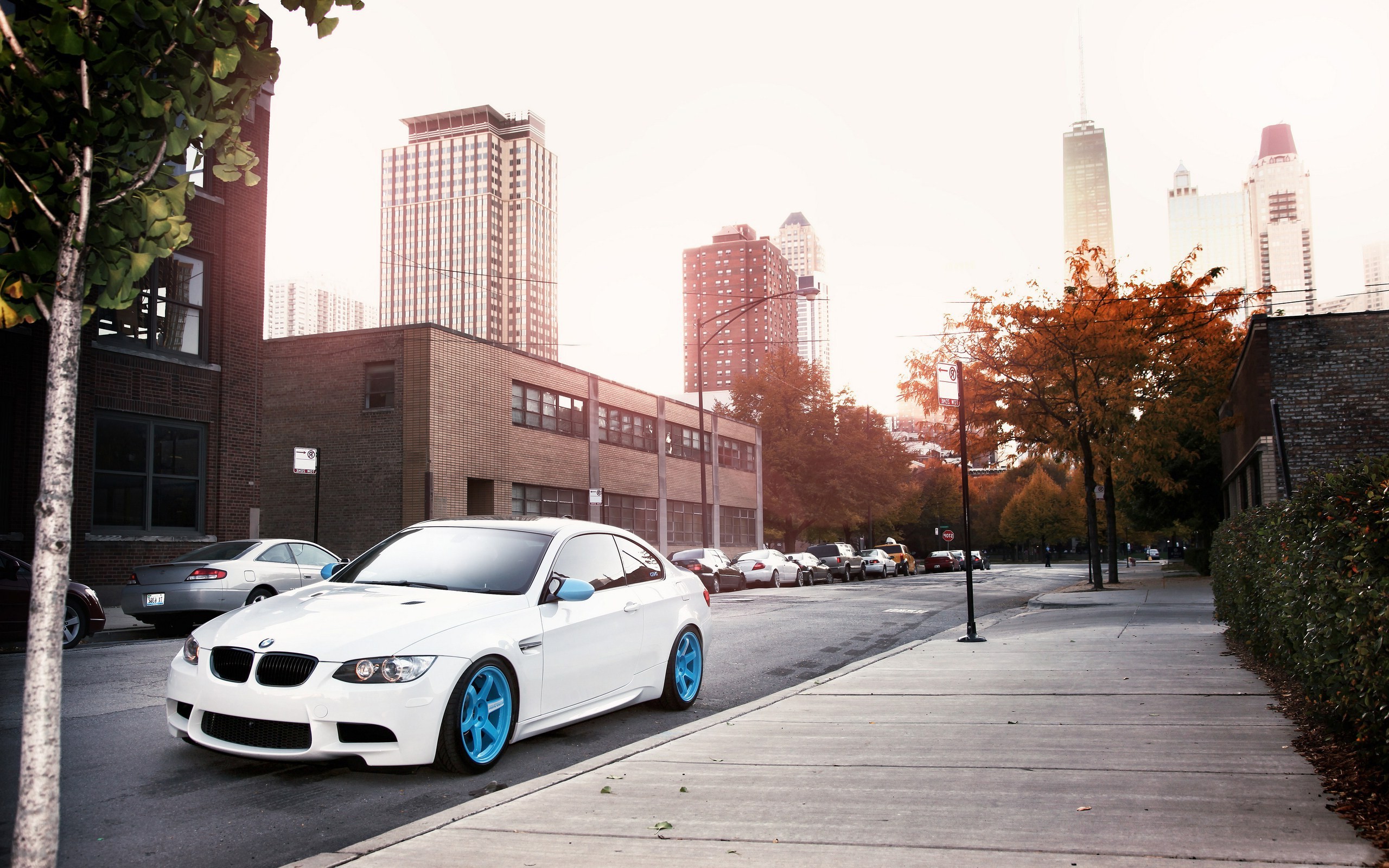 white, Bmw, M3, In, The, Street Wallpaper