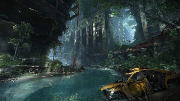 water, Video, Games, Crysis, Destroyed, Abandoned, City, Abandoned, Crysis, 3, Game HD Wallpaper Desktop Background