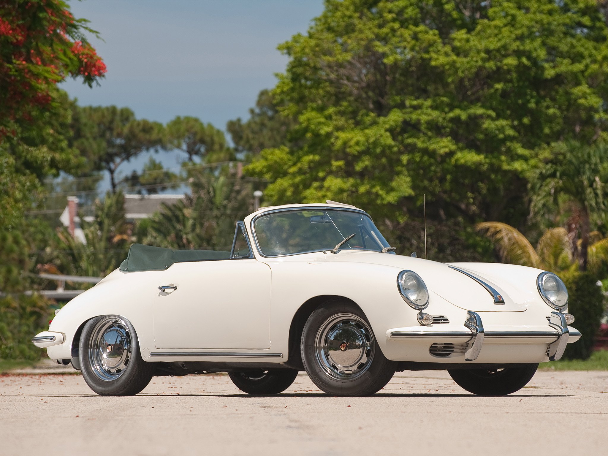 1963 65, Porsche, 356c, 1600, Cabriolet, Classic, Hd Wallpaper