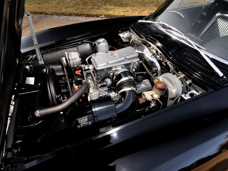 1964, Chevrolet, Corvette, Stingray, L84, 327, 375hp, Fuel, Injection, C 2, Supercar, Muscle, Classic, Engine HD Wallpaper Desktop Background