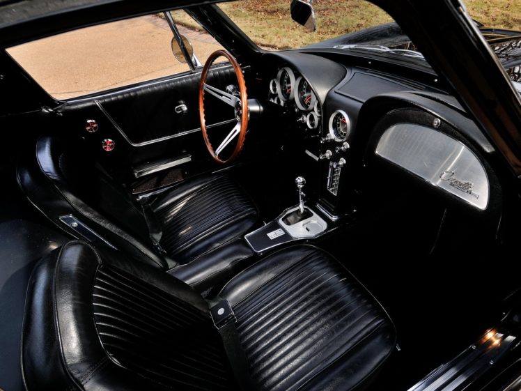 1964, Chevrolet, Corvette, Stingray, L84, 327, 375hp, Fuel, Injection, C 2, Supercar, Muscle, Classic, Interior HD Wallpaper Desktop Background