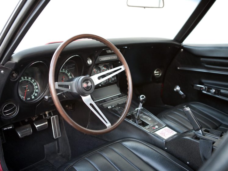 1968, Chevrolet, Corvette, L88, 42, 430hp, C 3, Supercar, Muscle, Classic, Interior HD Wallpaper Desktop Background