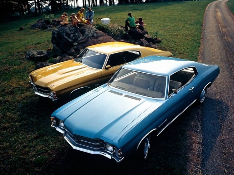 1971, Chevrolet, Chevelle, Malibu, 350, Hardtop, Coupe, Chevelle, S s, 454, Hardtop, Coupe, Muscle HD Wallpaper Desktop Background