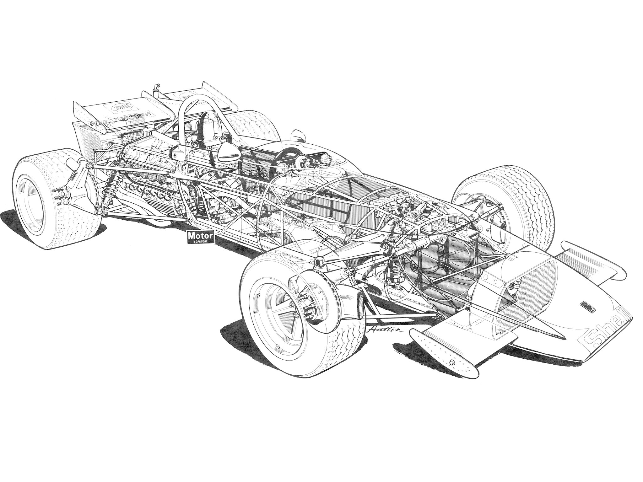 1971, Ferrari, 312b, Formula, F 1, Race, Racing, Classic, Interior, Engine Wallpaper