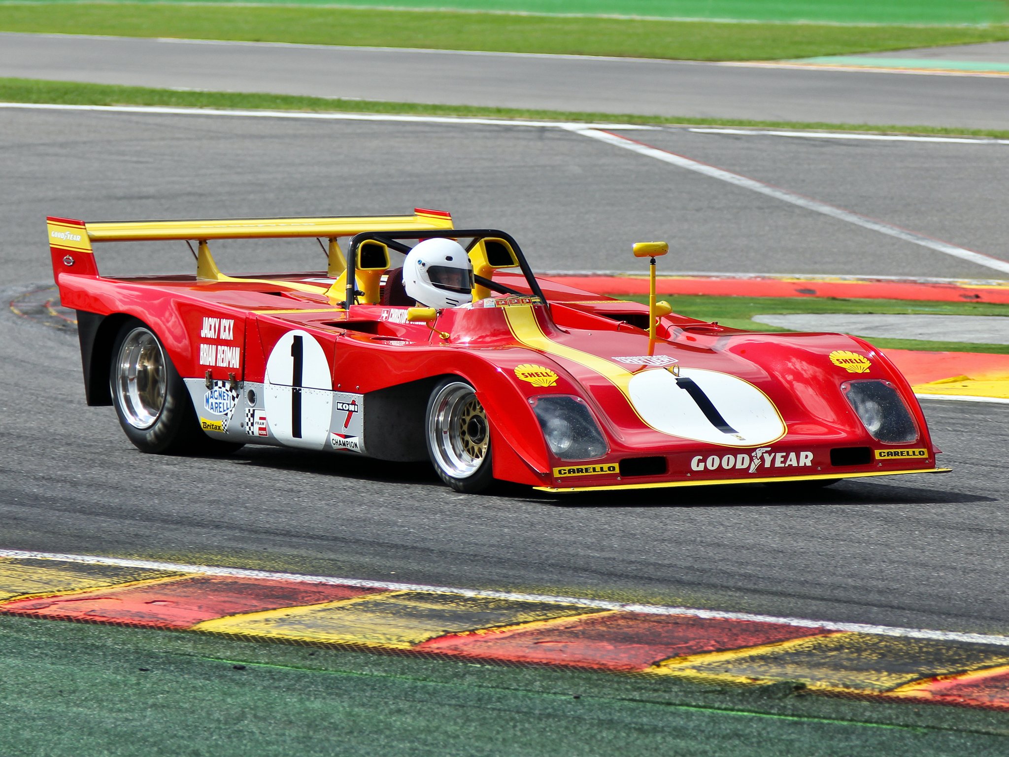 1972, Ferrari, 312, P b, Race, Racing, Le mans, Classic Wallpaper