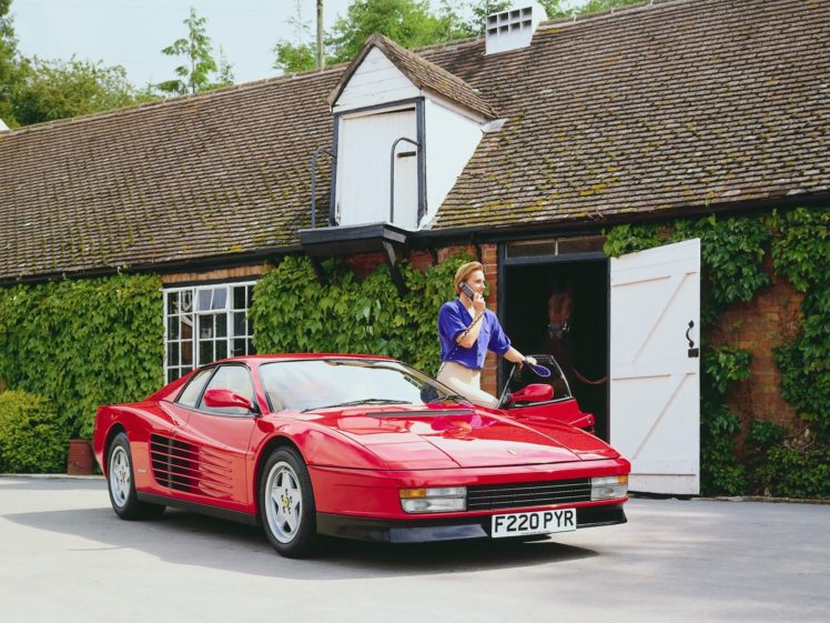 1986 92, Ferrari, Testarossa, Uk spec, Supercar HD Wallpaper Desktop Background