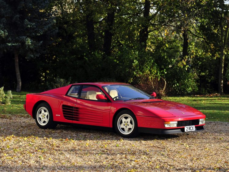 1986 92, Ferrari, Testarossa, Uk spec, Supercar HD Wallpaper Desktop Background