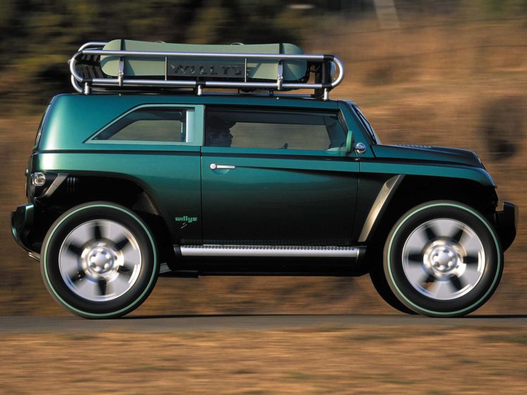 2001, Jeep, Willys, 2, Concept, 4×4 HD Wallpaper Desktop Background