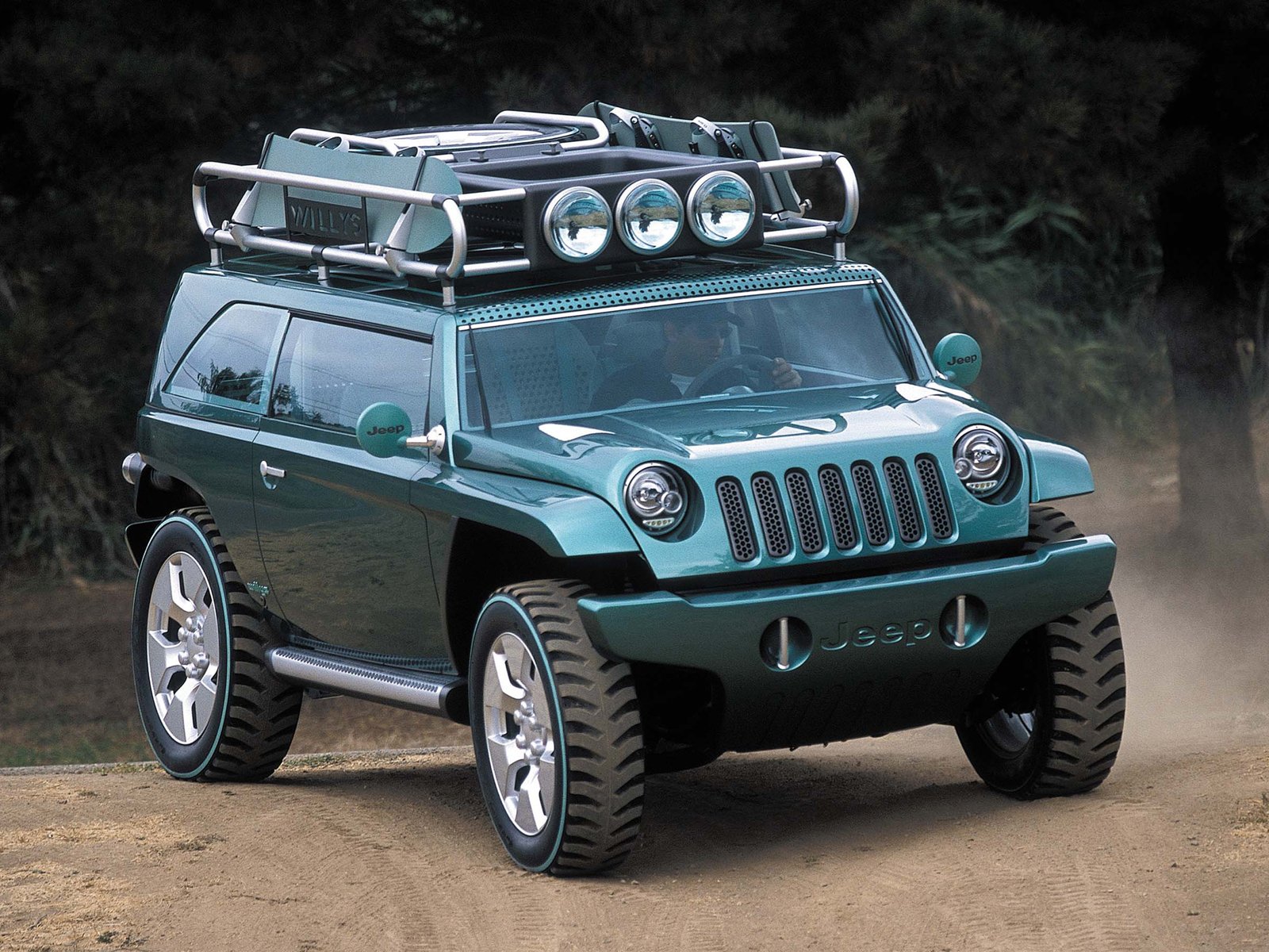 2001, Jeep, Willys, 2, Concept, 4x4 Wallpaper