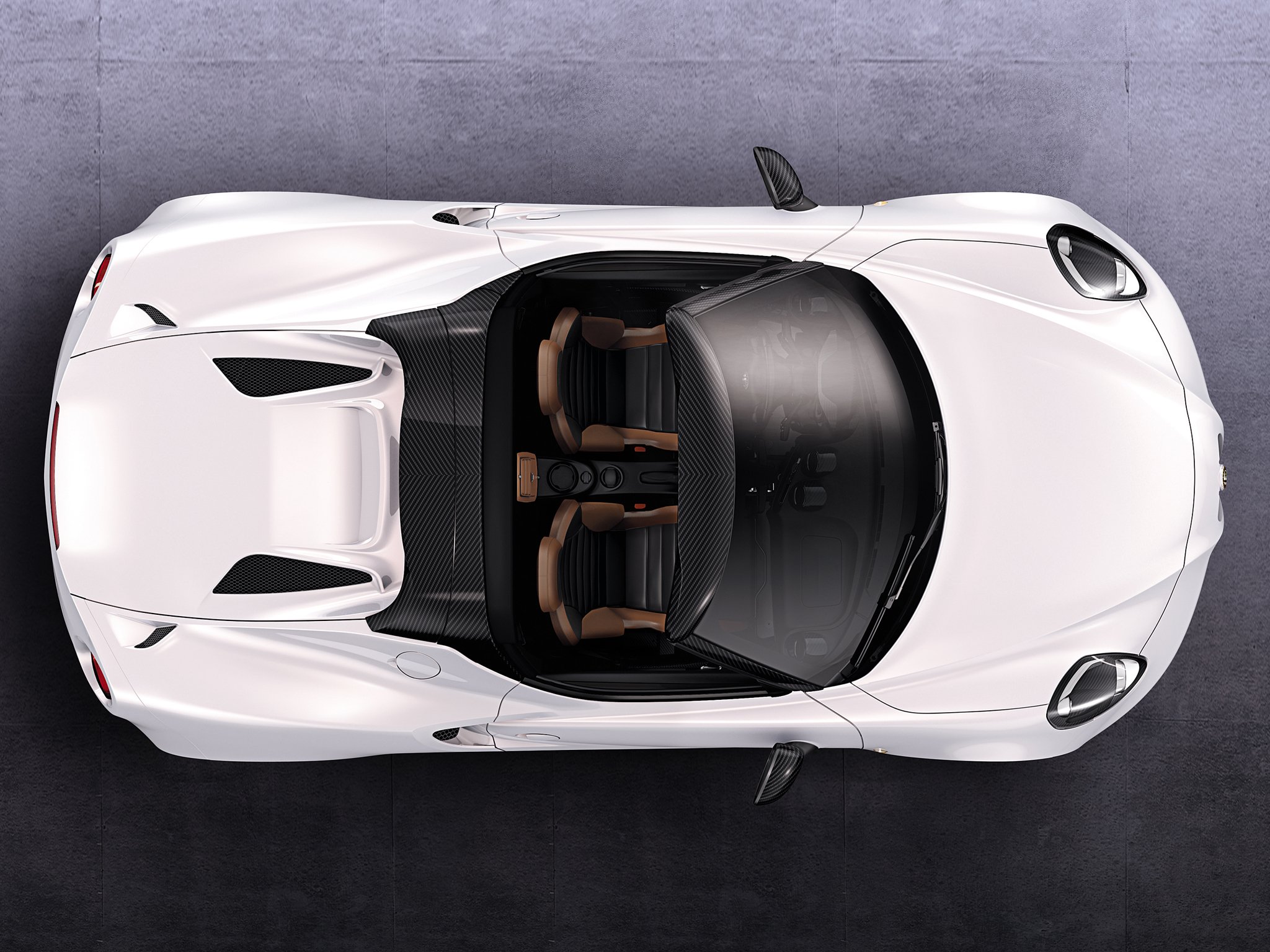 2014, Alfa, Romeo, 4 c, Spider, Concept,  960 , Supercar, Interior Wallpaper