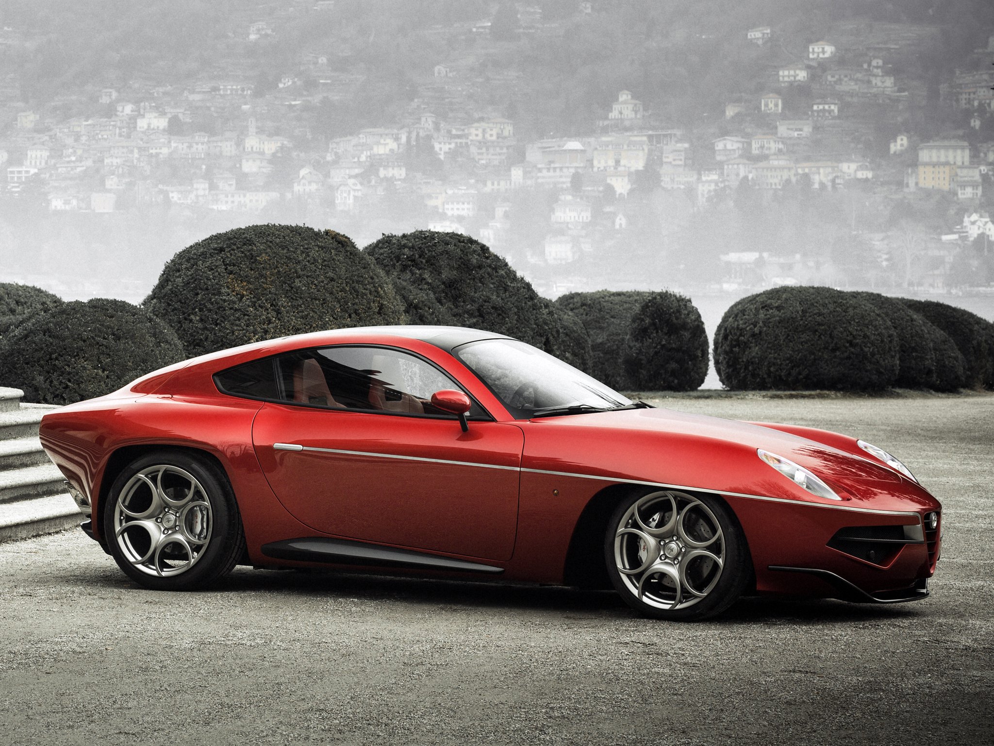 2014, Alfa, Romeo, Disco, Volante, Supercar Wallpaper