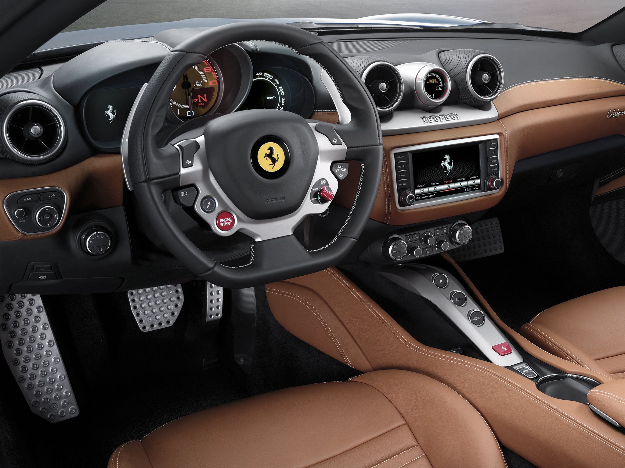 2014, Ferrari, California, T, Supercar, California t, Interior Wallpaper