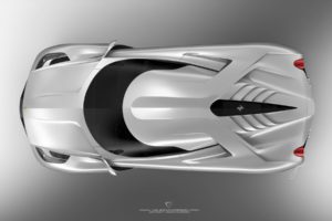 2014, Ferrari, F 6, Concept, Supercar, He