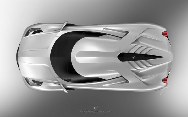 2014, Ferrari, F 6, Concept, Supercar, He HD Wallpaper Desktop Background