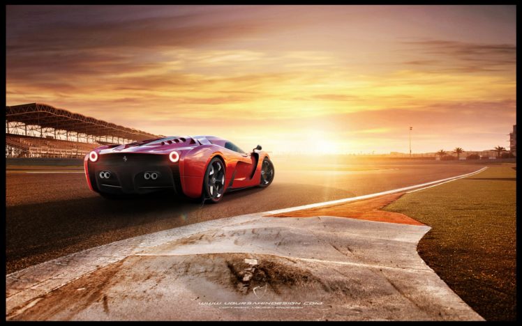 2014, Ferrari, F 6, Concept, Supercar, G3 HD Wallpaper Desktop Background