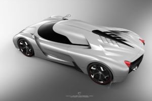 2014, Ferrari, F 6, Concept, Supercar