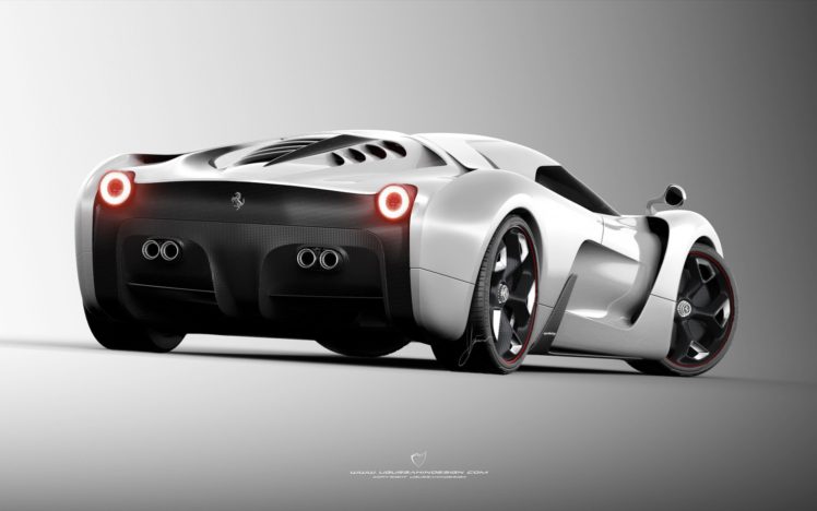 2014, Ferrari, F 6, Concept, Supercar HD Wallpaper Desktop Background