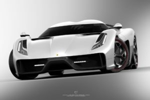 2014, Ferrari, F 6, Concept, Supercar