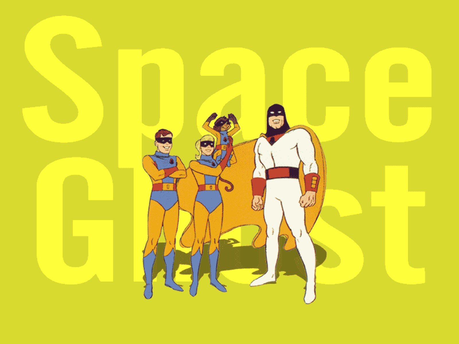 space, Ghost, Hanna, Babera, Cartoon Wallpaper
