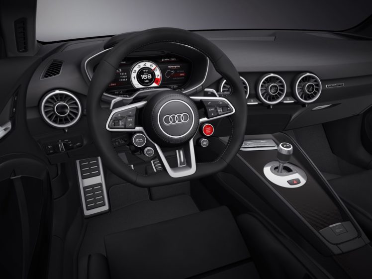 2015, Audi, T t, Quattro, Sport, Concept, Interior HD Wallpaper Desktop Background
