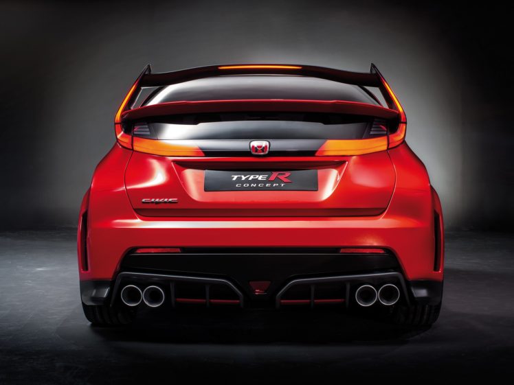 2015, Honda, Civic, Type r, Concept HD Wallpaper Desktop Background