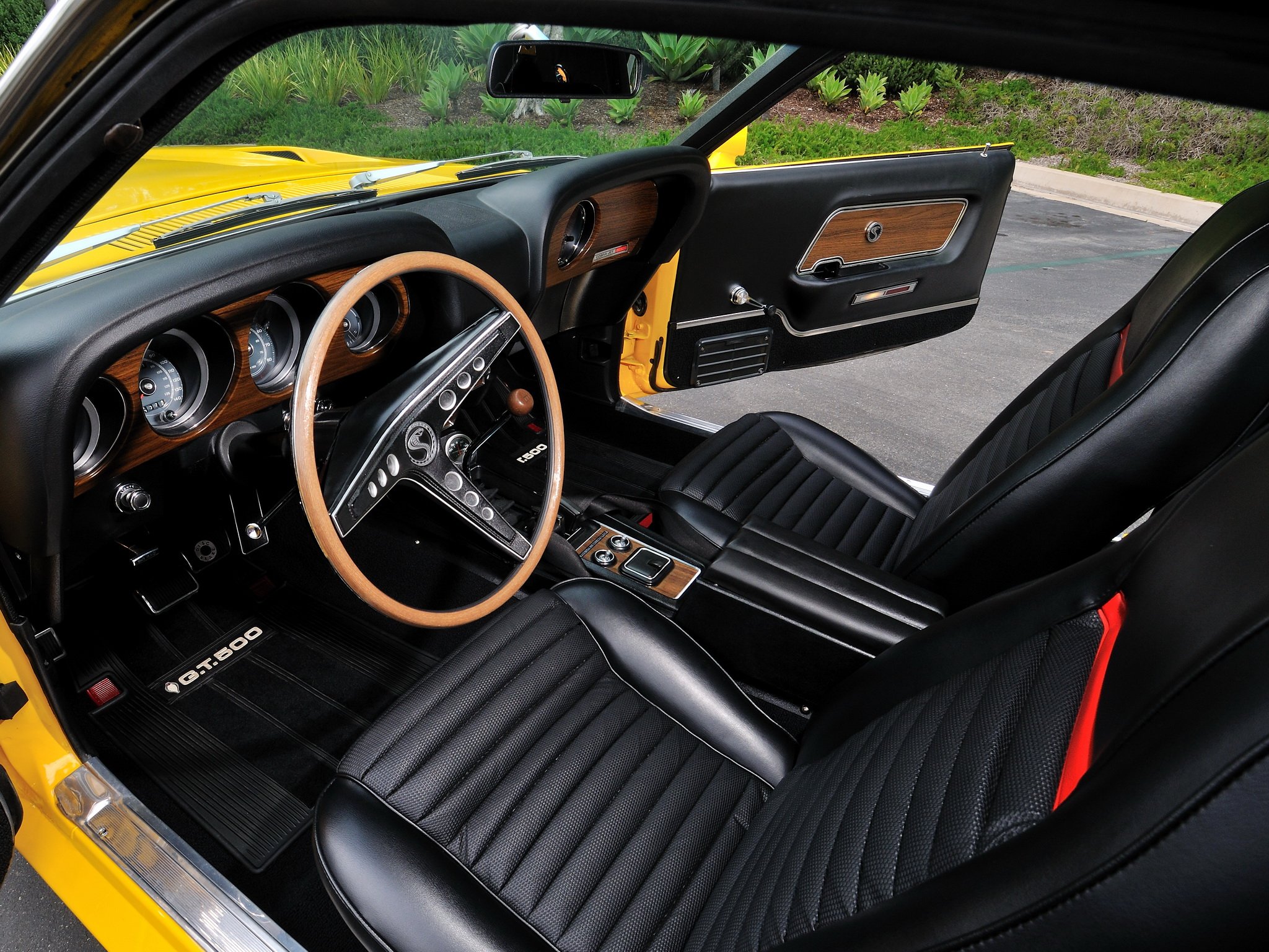 1969, Shelby, Gt500, Ford, Mustang, Muscle, Classic, Interior Wallpaper