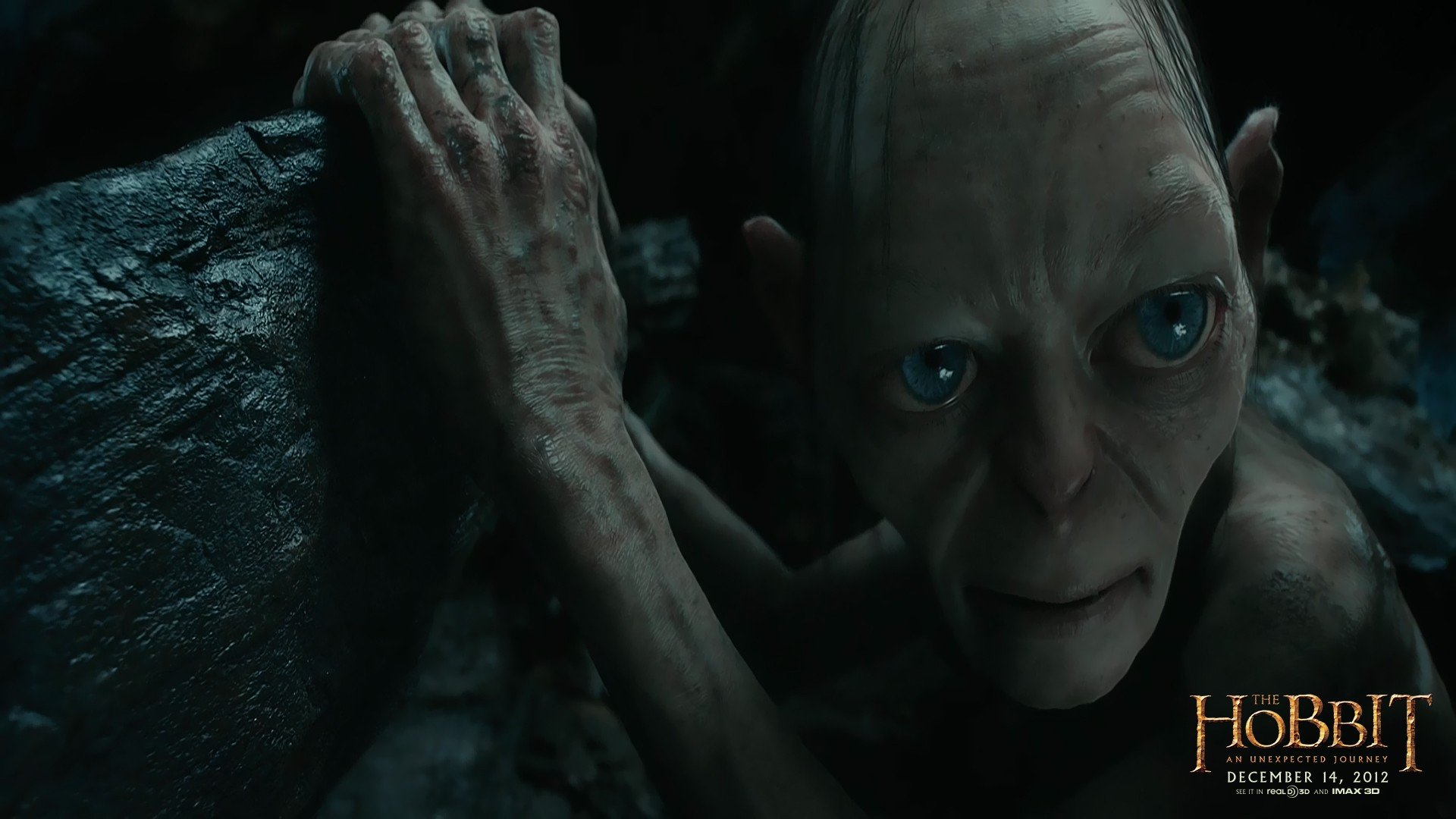 rocks, Gollum, The, Hobbit, Movie, Posters Wallpaper