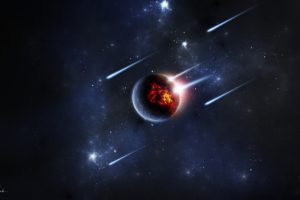 space, Meteors