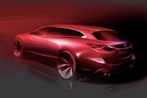 design, Mazda, Sketches