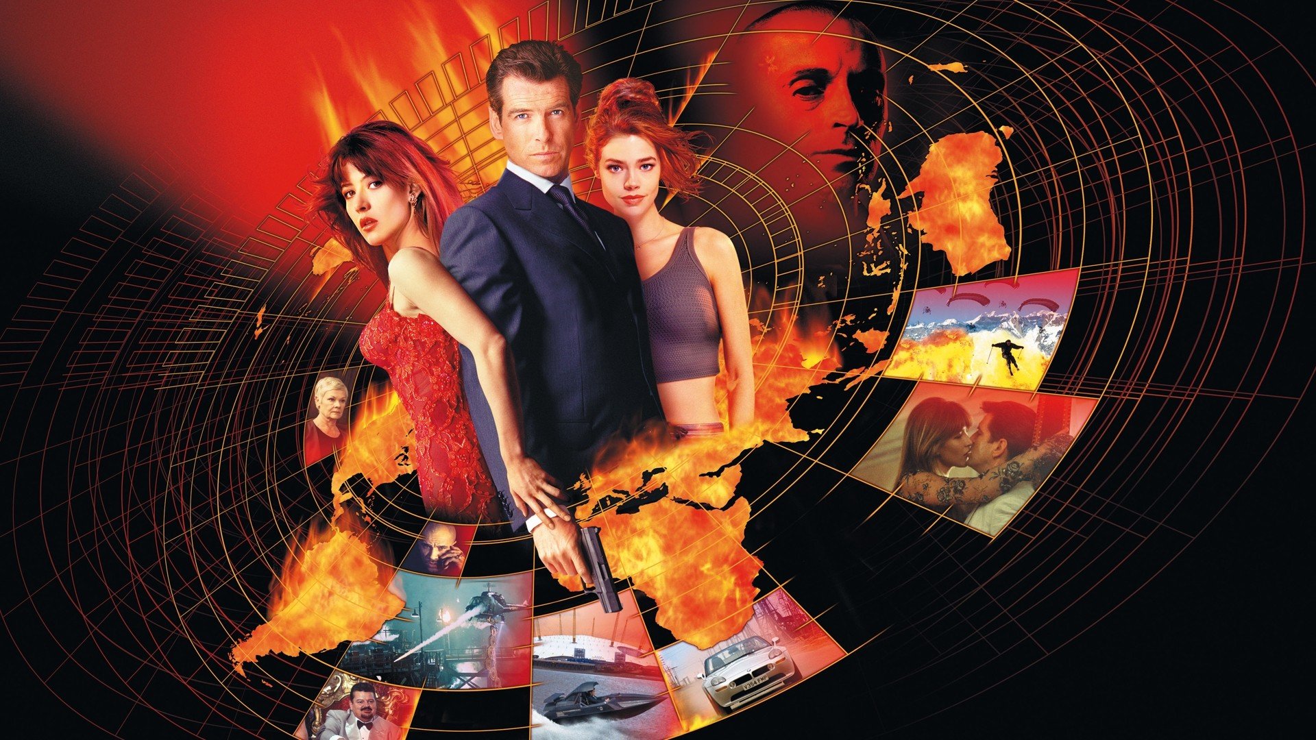 sophie, Marceau, James, Bond, Denise, Richards, Pierce, Brosnan Wallpaper