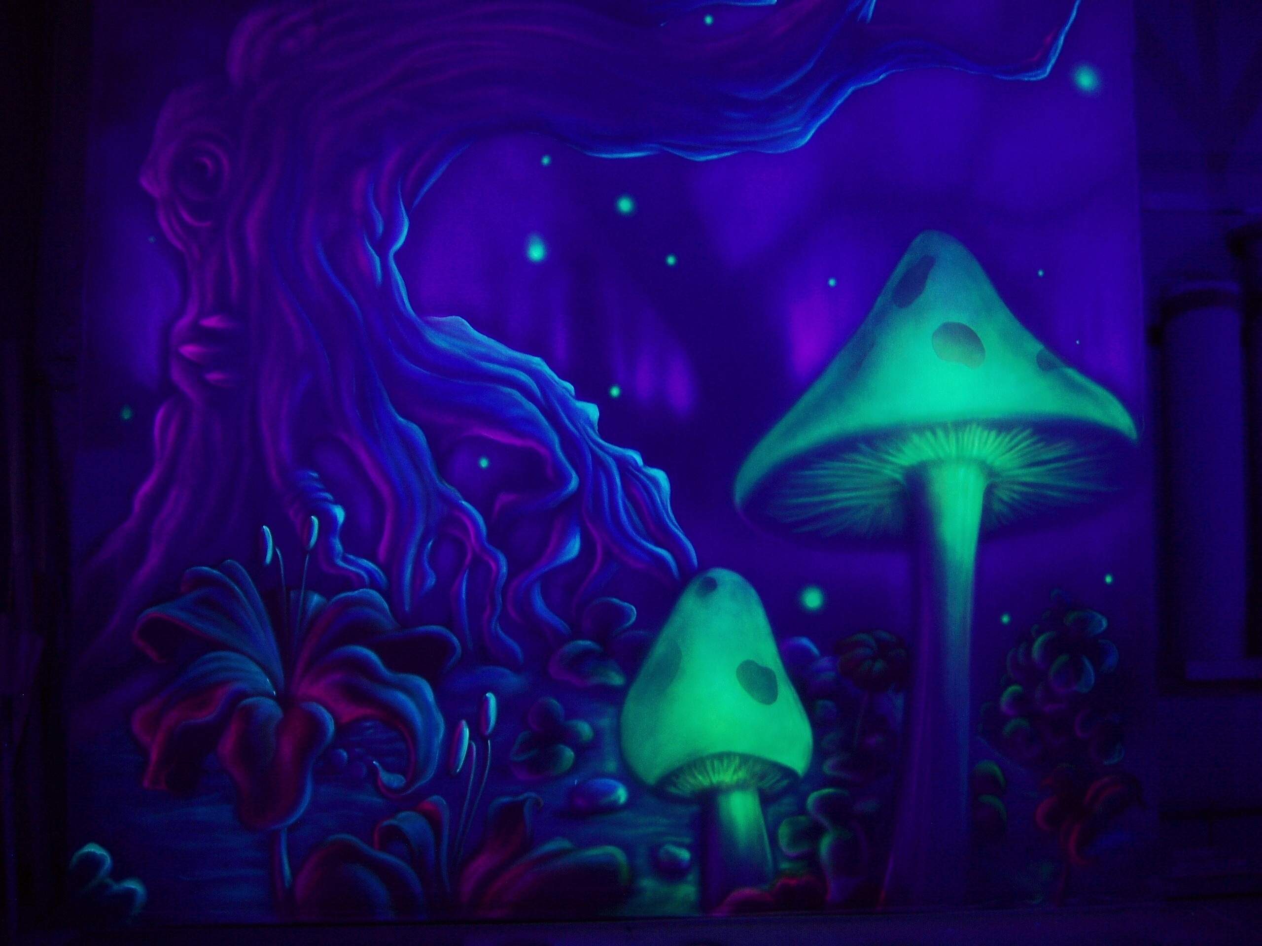 fantasy, Landscapes, Art, Mushroom Wallpaper