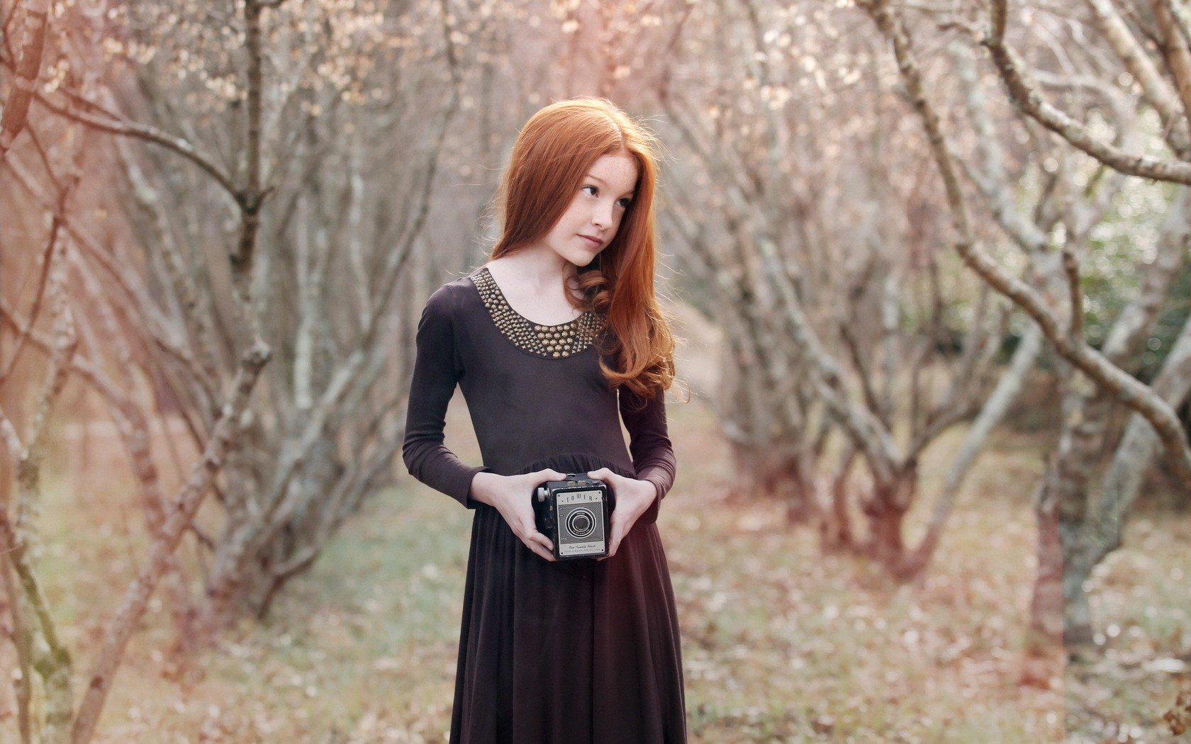 women, Nature, Vintage, Redheads, Photographers Wallpaper