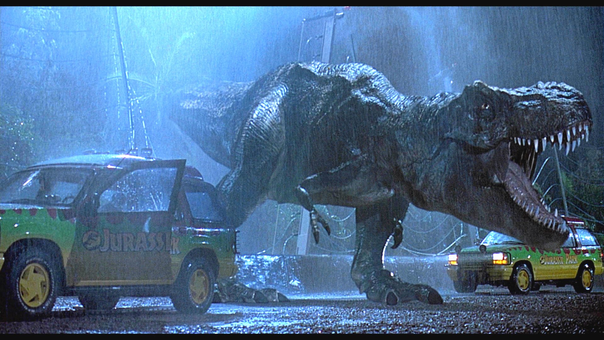 jurassic, Park, Adventure, Sci fi, Fantasy, Dinosaur, Movie, Film, Rain Wallpaper